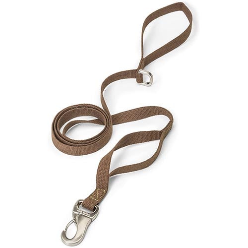 Dog leash with shop clip on both ends